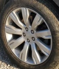 2015-2019 Discovery Sport OE Wheel 19x8-1/2 9 Spoke Silver Land Rover