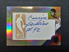 2010-11 Panini Gold Standard Connie Hawkins Gold NBA Logoman Auto #121/199 Rare
