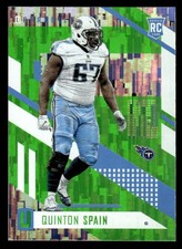 Quinton Spain 2017 Panini Unparalleled Wind Chimes RC #59 Tennessee Titans ESE