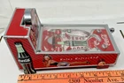 Coca-Cola Red & Silver Pinball Machine 1998 Musical Bank Vintage Collectible