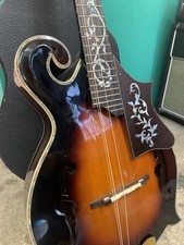 Rose wood mother of pearl Mandocello Acoustic-Electric Vintage Sunburst w/ Case