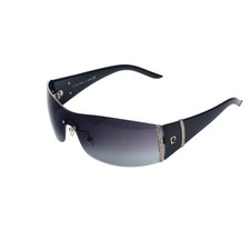 Sunglasses Pierre Cardin '00s rimless crystals black ORIGINAL NEW