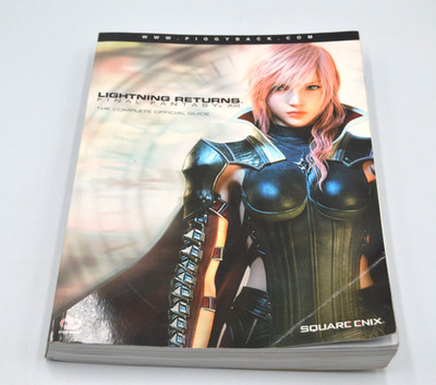Lightning Returns Final Fantasy XIII Official Guide Piggyback w/ Poster Map