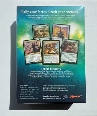 Magic The Gathering - Commander Deck 2017 Feline Ferocity - Sealed  (English) | eBay
