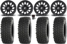 Fuel Vector 14" Wheels MB 27" BDC Tires Kawasaki Mule Pro FXT  KRX