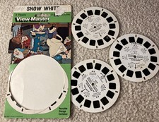Disney's Snow White View-Master 3D 3 Reel Set No Plastic Storage Container
