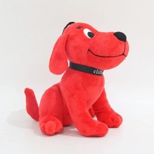 Red Dog Plush Doll Soft Stuffed Animal Toy Cute Kids Birthday Christmas Gift