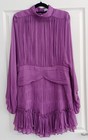 Shona Joy Emilia Ultra Violet Mini Dress Size 14 Designer Women's Dress 