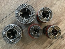 Ridgid 12-R 00-R pipe threader die set Lot Cutting Thread 3/4” 1/2, 3/8, 1/4 1/8