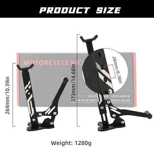 Motorcycle Portable Stand Rear Motorcycle Stand Front and Rear Stainless Steel 