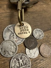 1920 Ford Model T Brass Key Fob And Clip A 20 1920 Ford Model T Brass Key Fob And Clip A 20