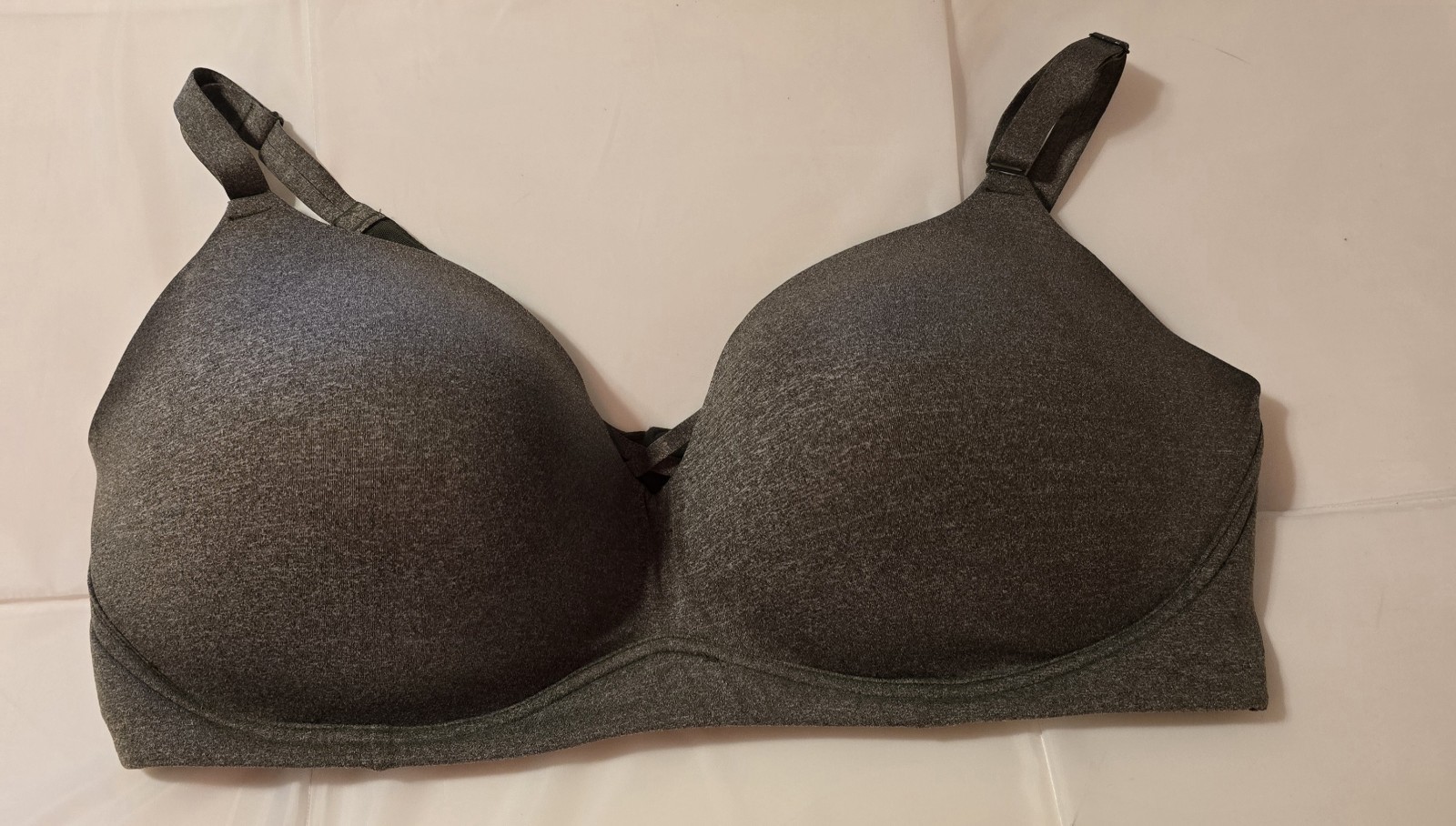 Torrid 44DDD Heather Gray Full Coverage T-Shirt Bra Smooth Lightly Lined
