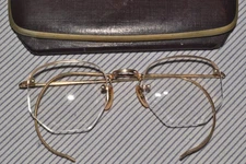 Vtg B&L Bausch Lomb Rimway Ful-Vue 44 12k Gold Filled Glasses Eyeglasses Frames