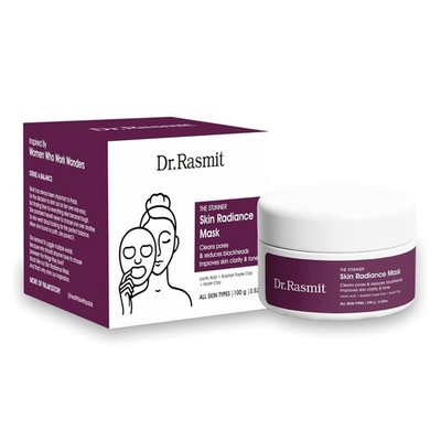KIRMIT De-Tan Face Mask for Glowing Skin| Clay Mask with Lactic Acid for 100gm