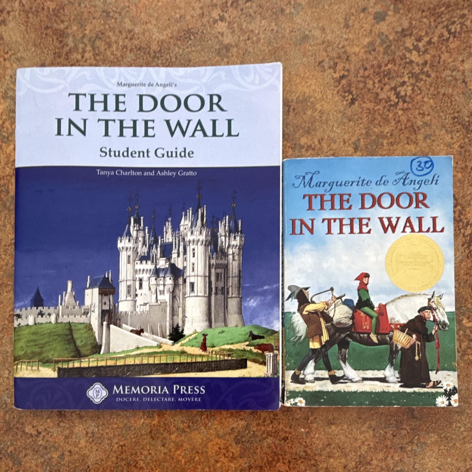 Memoria Press The Door in the Wall Student Study Guide and book