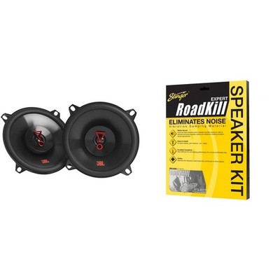 JBL Stage3527FAM Stage3 5-1/4'' Two-Way Car Audio Speakers - No Grills With RK...