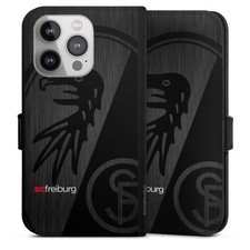 Klapphülle für Apple iPhone 14 Pro Metallic Look Offizielles Lizenzprodukt SC Fr