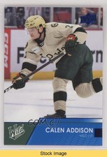 2021-22 Upper Deck AHL Blue Calen Addison #8 READ 0qr0