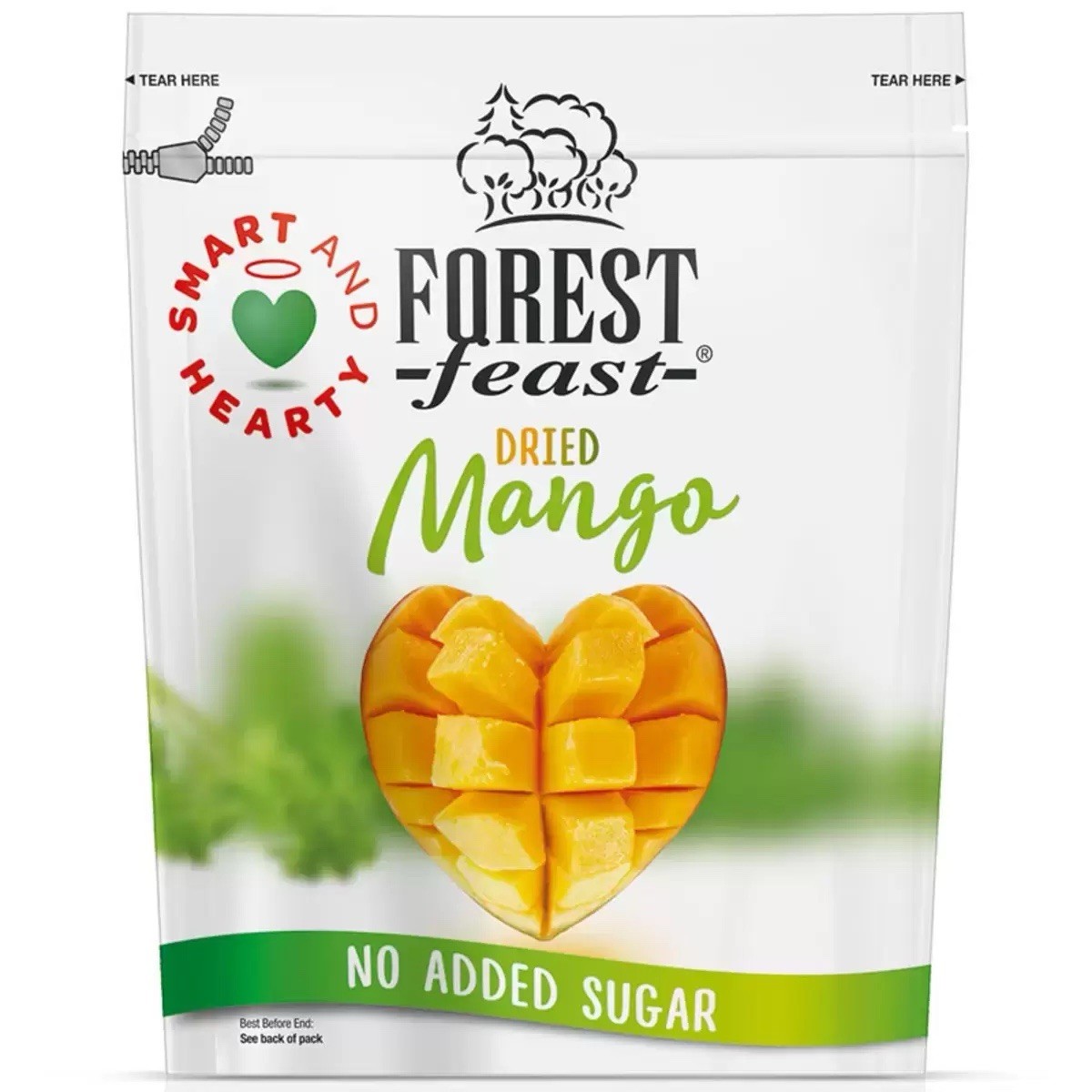 Forest Feast Exotic Dried Natural Mango Smart & Hearty No Added Sugar Pack 650g
