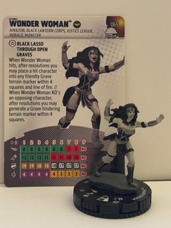 DC Heroclix Notorius Wonder Woman Chase 065 Black Lantern