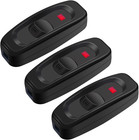 3 PCS Inline Cord  Appliance Button On/Off 10A 250V Inline Power  With LED light