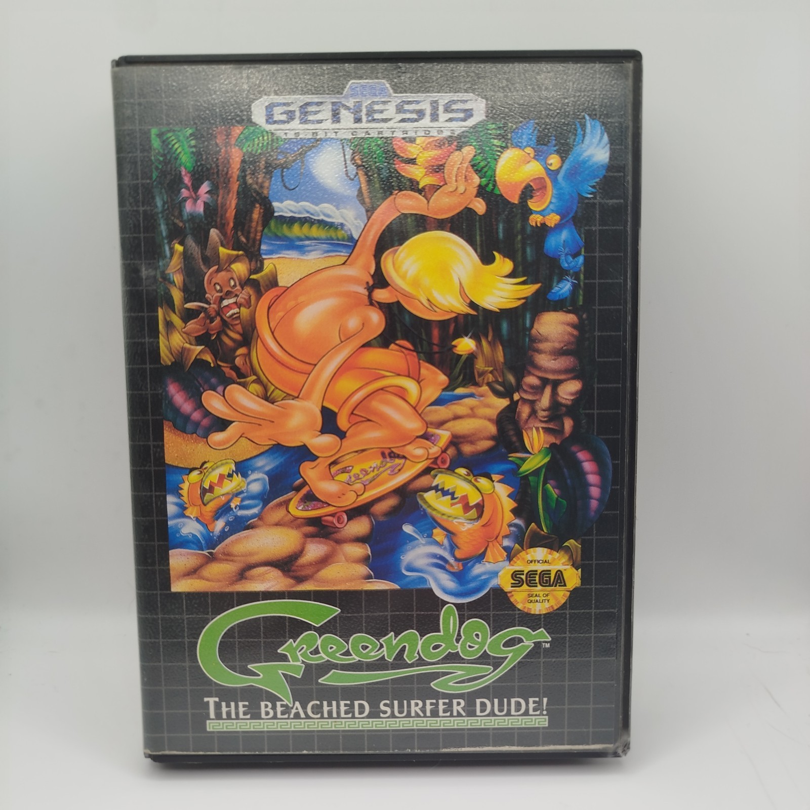 GREENDOG THE BEACHED SURFER DUDE SEGA MEGA DRIVE MD GENESIS PAL  1992 NO Manuale