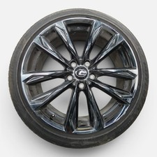 2021-2025 LEXUS IS350 F SPORT FRONT 19 INCH ALLOY WHEEL RIM 5 SPLIT SPOKE OEM