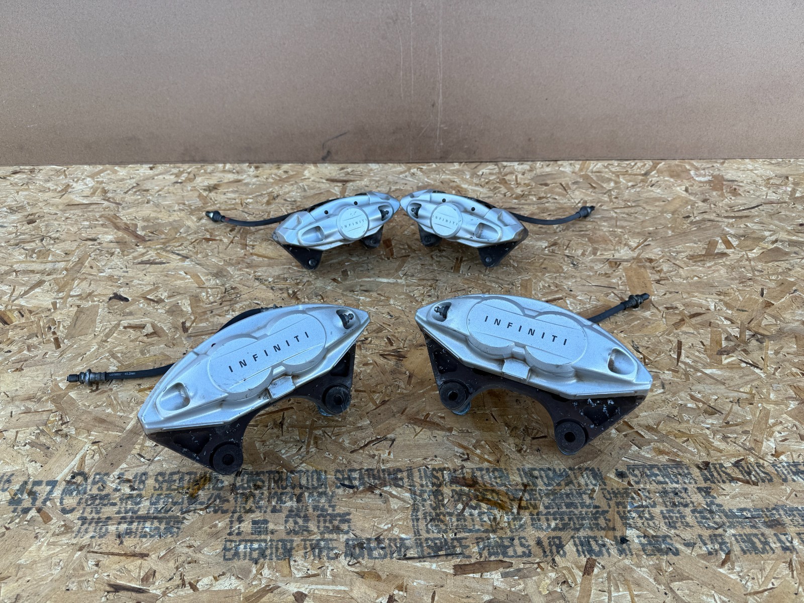 INFINITI NISSAN 2007-2024 OEM FRONT REAR LEFT RIGHT AKEBONO BRAKES CALIPERS ASSY