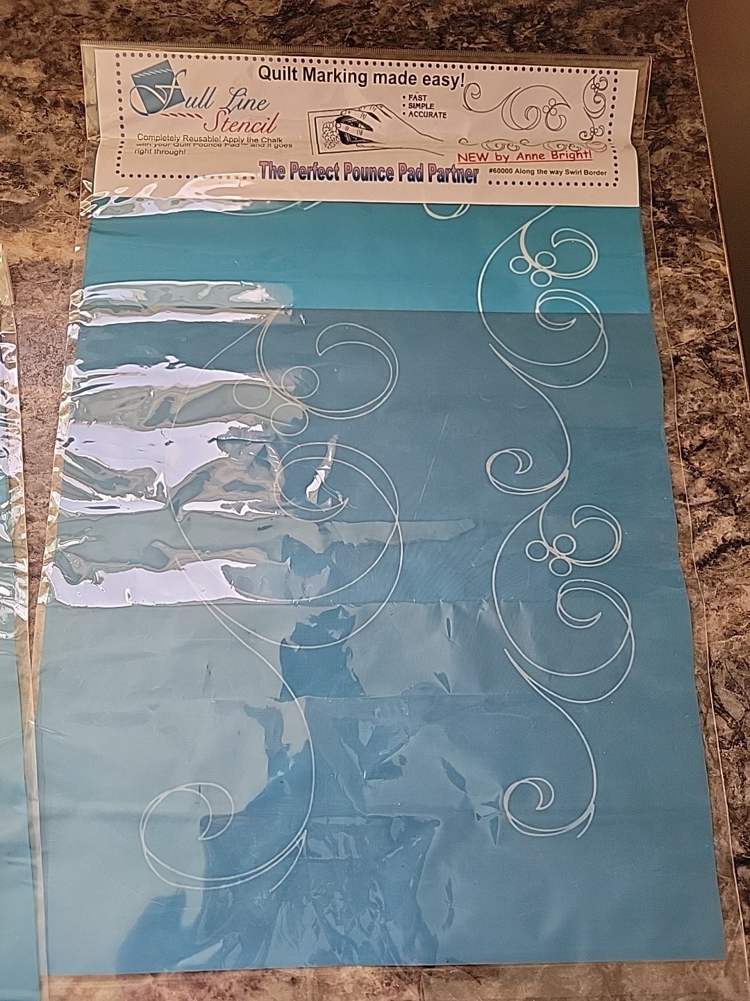 2 Full Line Stencil 30546 Diamond Ridge Border 60000 Along The Way Swirl Border 