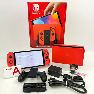 Nintendo Switch レッド Nintendo Switch 64GB OLED Mario Red Console Boxed Region Free 1Day