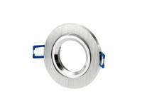 Led Line® Einbaustrahler Rund Spot Schwenkbar IP20 Downlight Max. 35W Silber