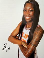 Saniya Rivers HARD Signed 8.5 X 11  photo Connecticut Sun.