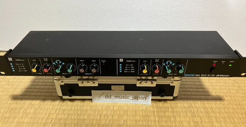 Maxon DD1000 Dual Digital Delay with Power Supply Vintage Rack Unit DD-1000