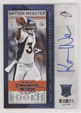 2013 Panini Contenders Kayvon Webster #195 Auto pm6