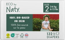 Eco by Naty Eco-Friendly Baby Diapers Newborn - 100 Plant-Based Materials on Sk