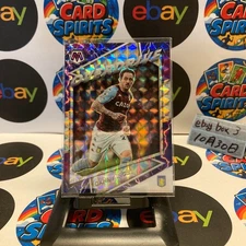 2021-22 Panini Mosaic Premier Danny Ings Aston Villa Overdrive Purple Prizm Card