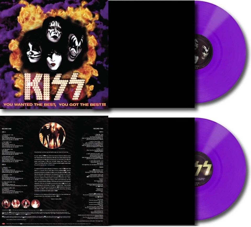 KISS - You Wanted The Best 2LP Rare Coloured Import Vinyl New & Sealed - Image 2 of 2