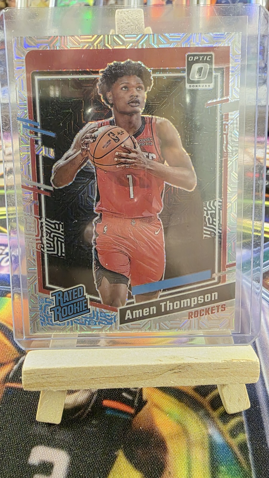 2023-24 Panini Donruss Optic - Rated Rookie Amen Thompson #229 Choice Prizm (RC)