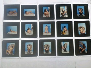 Lot ORIGINAL 35mm Glamour Photo Slides Diapositives