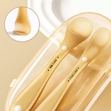2pcs Soft Feeding Water Teething Spoon Portable Tableware  for Baby