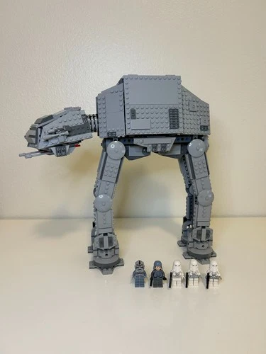 LEGO Star Wars AT-AT 75054 Complete Set with ALL FIGS- No Box or instructions