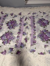 2 lilacs print cotton pillow shams
