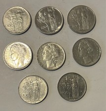 Italy  (8) 100 Lire coins may be duplicate dates all pre 1980 lot 993