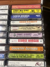 vintage cassette tapes lot