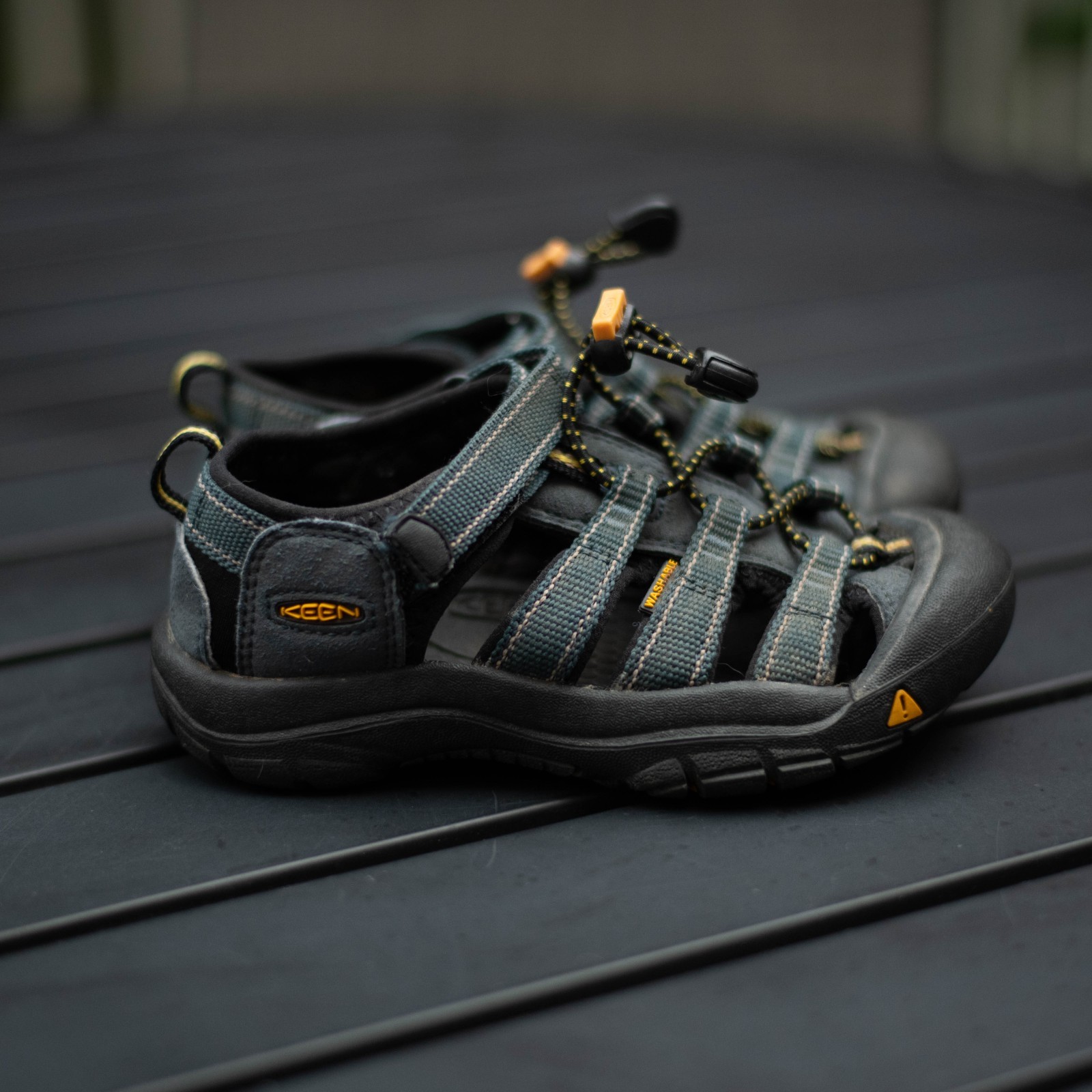 Sandali Keen Newport H2 bambino US12 (18 cm) blu nero lavabili scarpe acqua outdoor