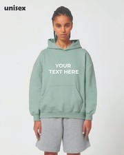 Personalised Customise Embroider Hoodie Unisex SMALL-LARGE Colours  Fonts