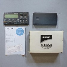 SHARP PC-G850VS Pocket Computer Tested w/manual IN BOX Japan