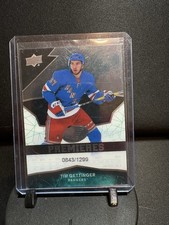 2018-19 UD Ice Hockey Tim Gettinger Ice Premieres Rookie /1299