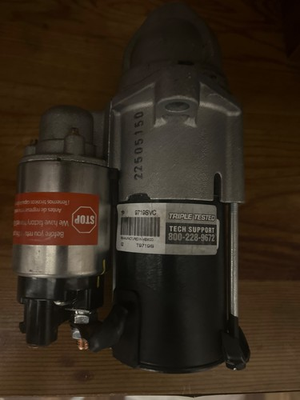 #ad 2016 chevy equinox 2.4 ecotec starter $75.00
