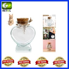 Elegant Pet Memorial Keepsake Bottle for Cats Dogs - Preserving Cherished Fur